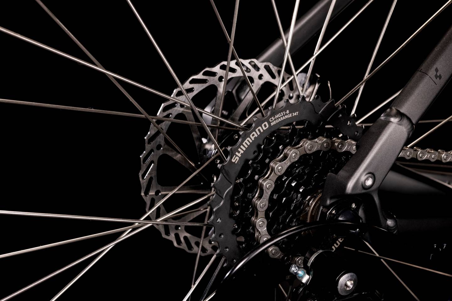 Bicicleta de ciudad CUBE Nature Graphite'n'Black 2022 / Talla 50 cm